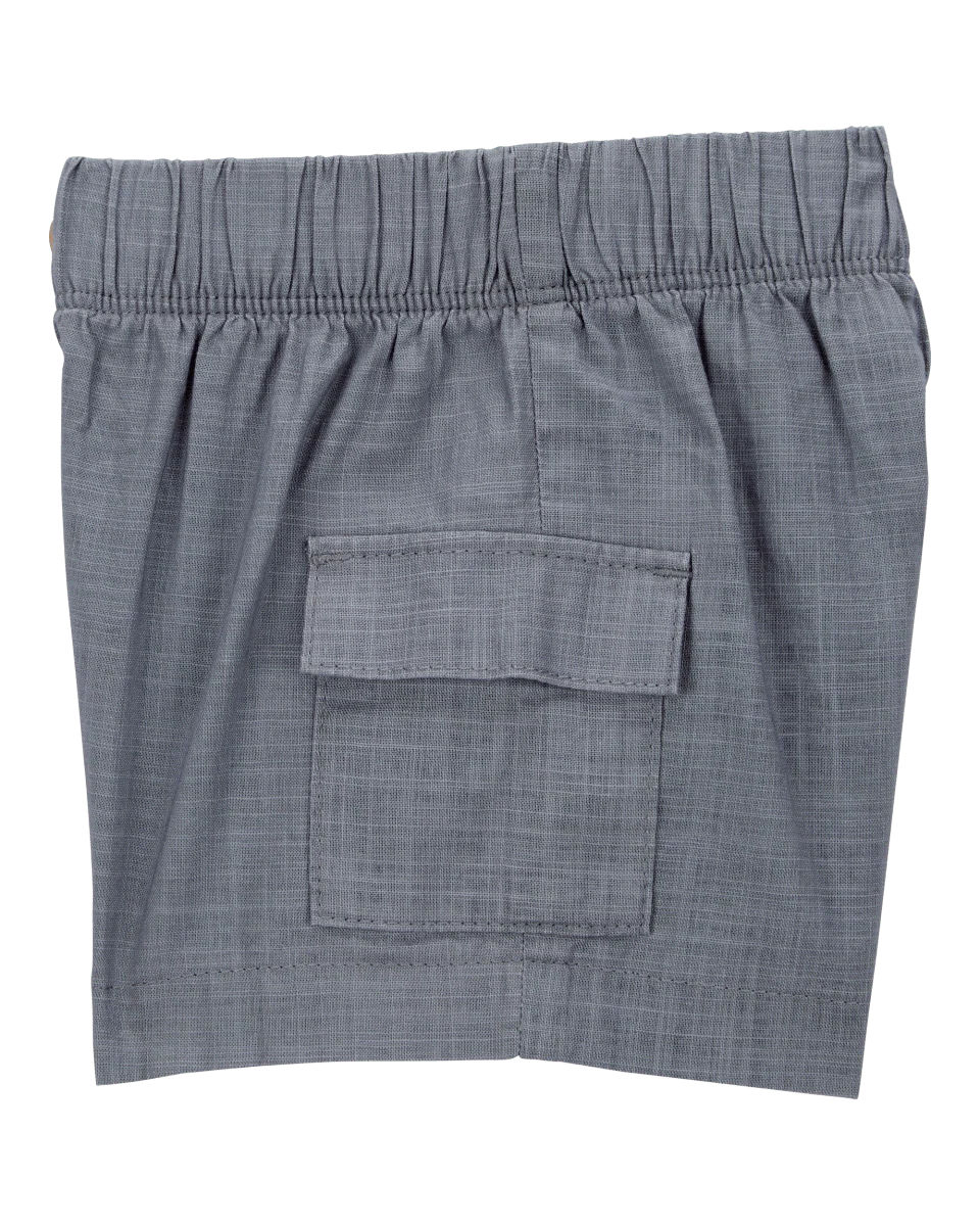 Conjunto de dos piezas de algodón, pantalón corto y camisa, diseño tropical - Image 2