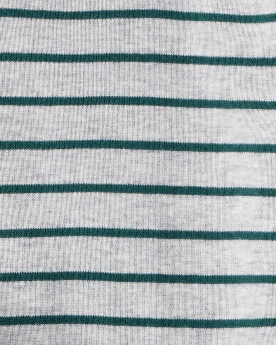 Conjunto tres piezas chaleco de forro polar, body y pantalón verde - Image 3