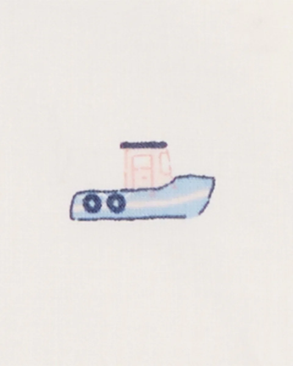 Conjunto de tres piezas con estampado de barco - Image 3