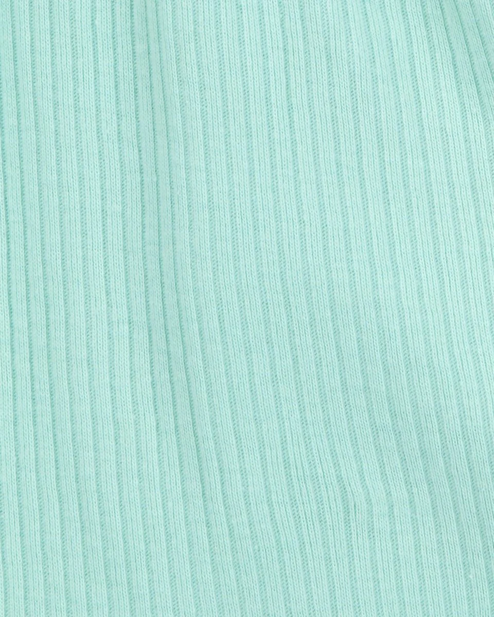 Pack de dos pantalones cortos de algodón con cintura elástica celeste - Image 3