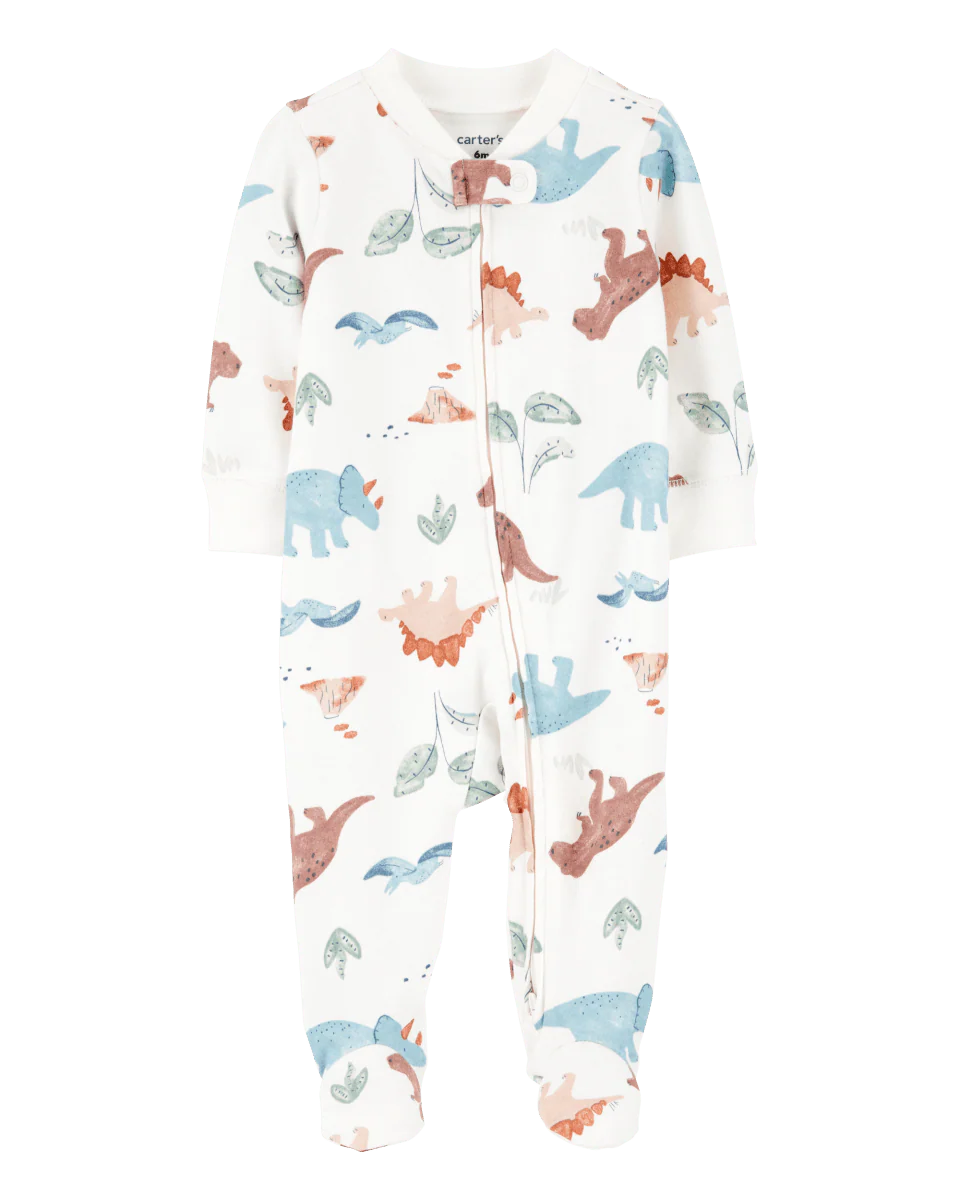 Pijama entero algodón diseño dinos